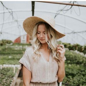 Gigi Pip Jill Floppy Straw Sun Hat